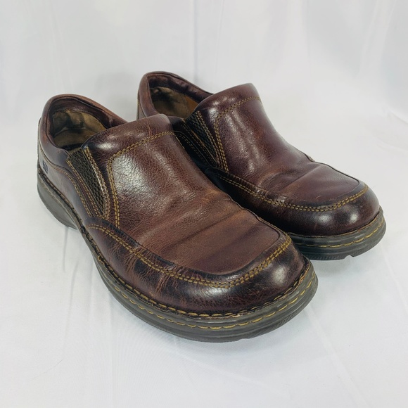 Born Brown Leather Slip On Casual Shoes Men’s 10 W main image 8